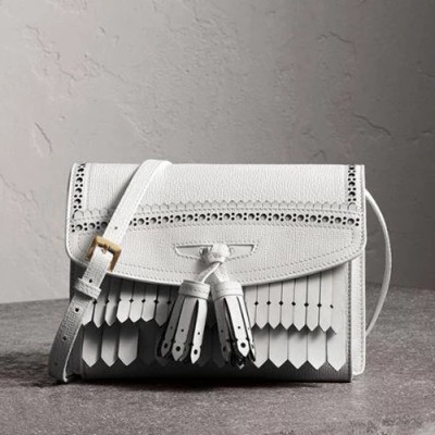 Burberry 2019 Tassel Shoulder Cross Bag, 25cm - 버버리 2019 여성용 태슬 숄더 크로스백,BURB0370,25cm,화이트