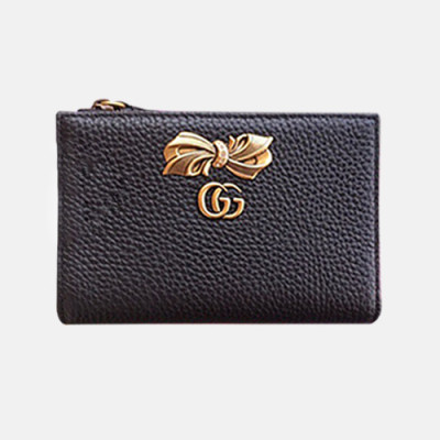 Gucci 2019 Ladies Leather Wallet  524300 - 구찌 여성용 레더 중지갑  GUW0060,Size(14cm).블랙