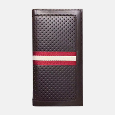 Bally 2019 Mens Leather Wallet - 발리 남성용 레더 장지갑 BALB0021.브라운