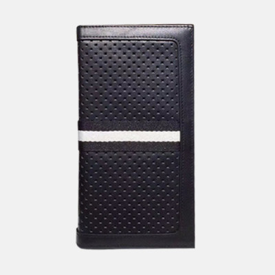 Bally 2019 Mens Leather Wallet - 발리 남성용 레더 장지갑 BALB0023.블랙