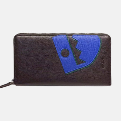 Bally 2019 Mens Leather Zip Round Wallet - 발리 남성용 레더 지퍼 라운드 장지갑 BALB0025.브라운