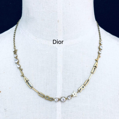 Dior Vintage Choker  - 디올 여성용 빈티지 목걸이Dio0025.(옐로우 골드)