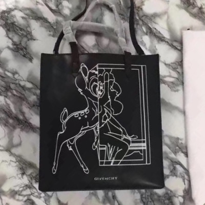 Givenchy 2019 Leather Tote Shoulder Shopper Bag,28cm - 지방시 2019 레더 토트 숄더 쇼퍼백,GVB0236,28CM,블랙