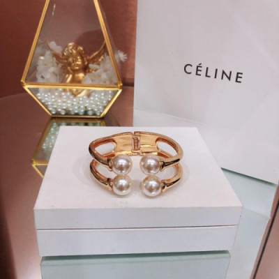 CELINE Yellow Gold Bangle  - 셀린느 여성용 팔지18k 도금 옐로우 골드cel0010.