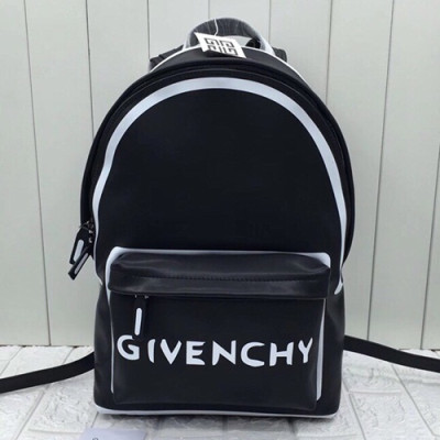 Givenchy 2019 Leather Back Pack,43cm - 지방시 2019 레더 남여공용 백팩 GVB0246,43cm,블랙