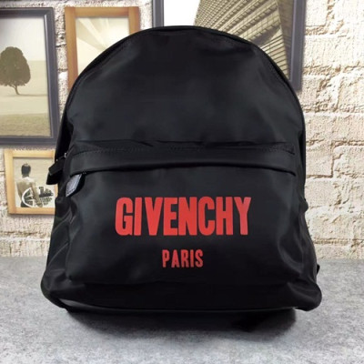 Givenchy 2019 Canvas & Leather Back Pack,41cm - 지방시 2019 캔버스 & 레더 남여공용 백팩 GVB0284,41cm,블랙