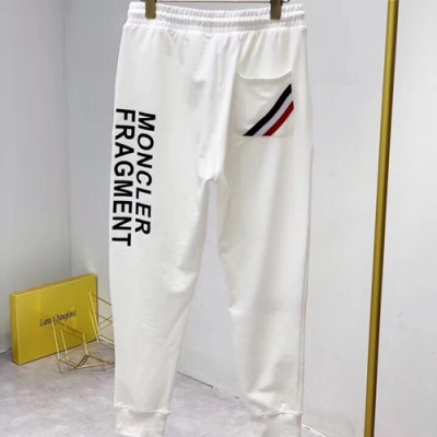 Mocler 2019 Mens Casual Logo Training Pants  -몽클레어 남성 캐쥬얼 로고 트레이닝 팬츠 MONTP0027.Size(M-3XL).컬러(화이트)