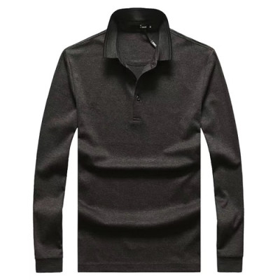 Burberry 2019 Mens Cotton T-shirt - 버버리 남성 코튼 긴팔티셔츠 BURTS0031,Size(M- 3XL).블랙/블루/그린
