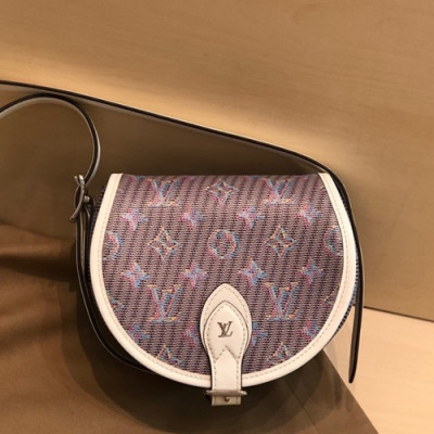 Louis Viutton 2019 Monogram Reverse Canvas Shouder Cross Bag ,20cm - 루이비통 2019 모노스램 리버스 캔버스 숄더 크로스백 M49999,LOUB1620,20cm,블루