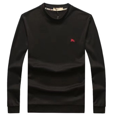 Burberry 2019 Mens Cotton T-shirt - 버버리 남성 코튼 긴팔티셔츠 BURTS0038,Size(M- 3XL).블랙/네이비/레드