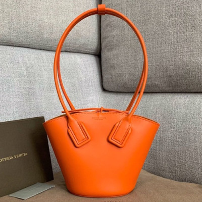 Bottega Veneta 2019 Basket Tote Shoulder Bag,28cm - 보테가 베네타 2019 바스켓 토트 숄더백, 592133,BVB0327,28cm,오렌지