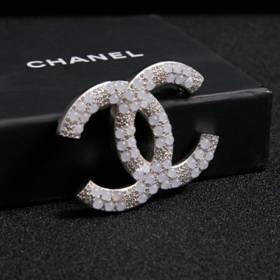 Chanel Brooch -샤넬 브로치cha0159.컬러(화이트 골드)