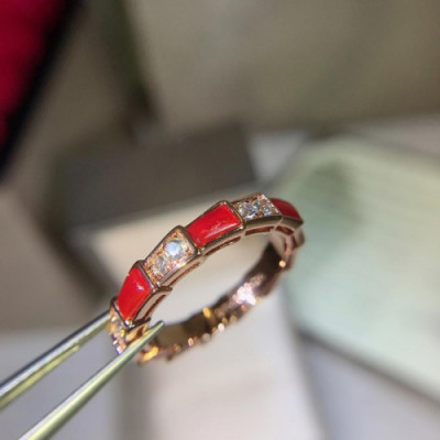 BULGARI Rose Gold  ring - 불가리 여성용 로즈 골드 반지 BUL0059.