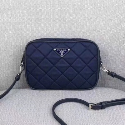 Prada 2019 Nylon Shoulder Cross Bag,17CM - 프라다 2019 나일론 숄더 크로스백,BL1028-1,17cm,블루