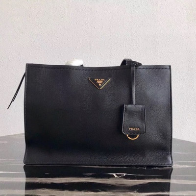 Prada 2019 Etiquette Tote Bag,34cm - 프라다 2019 에티켓 토트백 ,1BG122-9,34cm,블랙