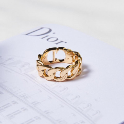 Dior  Yellow Gold Ring -디올 여성용 옐로우 골드 반지 dio0040.