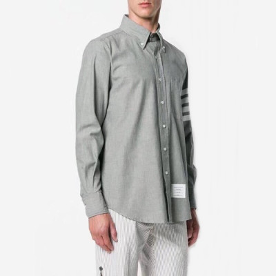 Thom Browne Mens Dress Shirts - 톰브라운 남성 그레이 셔츠 - tho18x