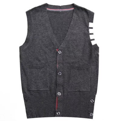 Thom Browne 2019 Mens Wool Vest  - 톰브라운 2019 남성 울 조끼 Tho0348x.Size(s - l).그레이