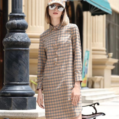 Burberry 2019 Ladies Casual One-piece - 버버리 여성 캐쥬얼 원피스 BUR0073.Size(s - 2xl).베이지,그린