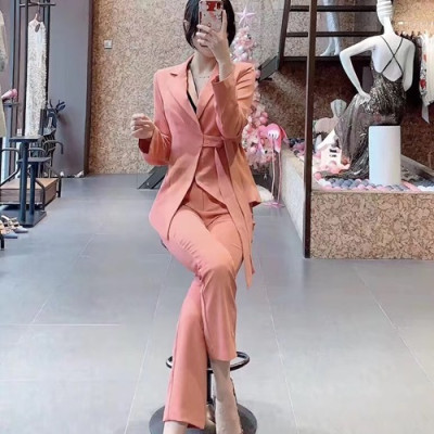 Chanel 2019 Ladies Suit Set - 샤넬 2019 신상 여성 슈트 세트  CHA0026.Size(s - xl).핑크