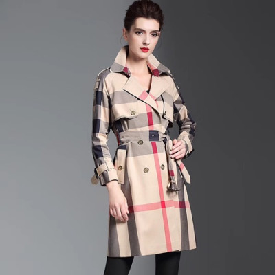 Burberry 2019 Womens Classic Heritage Trench Coat - 버버리 2019 여성 클래식 빈티지 트렌치 코트 BURCT0119.Size(s - 2xl)，베이지