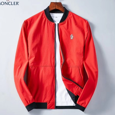 Moncler 2019 Mens Patch Logo Cajual Jacket - 몽클레어 남성 패치 로고 캐쥬얼 자켓 MONJK0040,Size(m - 3xl),레드