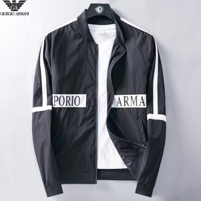 Armani 2019 Mens  Windproof Jacket - 알마니 남성  방풍자켓 ARMJK0037.Size(m - 3xl).블랙