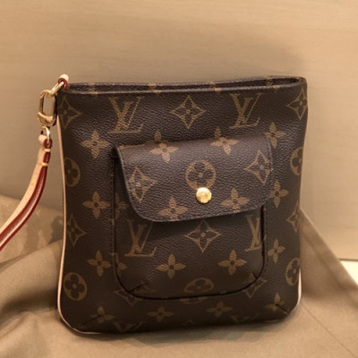 Louis Vuitton 2019 MonogramCanvas Clutch Bag ,19cm - 루이비통 2019 캔버스 클러치백,M51901,LOUB1648, 19cm,브라운