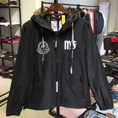Moncler 2019 Mens Patch Logo Cajual Jacket - 몽클레어 남성 패치 로고 캐쥬얼 자켓 MONJK0042,Size(m - 2xl),블랙
