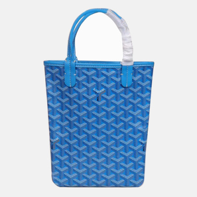 Goyard 2019 PVC Mini Tote Shopper Bag,23.5cm - 고야드 2019 PVC 미니 토트 쇼퍼백,GYB0139,23.5cm,스카이블루