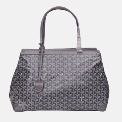 Goyard 2019 PVC Bellechasse Tote Bag,40cm - 고야드 2019 PVC 벨샤스 토트백,GYB0169,40cm,그레이