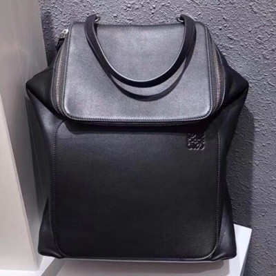 Loewe 2019 Goya Large Back Pack, 41CM - 로에베 2019 고야 남여공용 라지 백팩 ,LOEB0331, 41CM, 블랙(악세사리 단독구매)