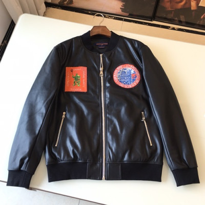 Louis vuitton 2019 Mens Initial Logo Jacket - 루이비통 남성용 이니셜 로고 자켓 LOUJK0022.Size(M - 2XL).블랙