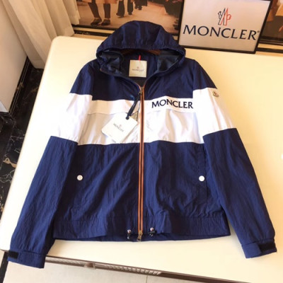 Moncler 2019 Mens Patch Logo Cajual Jacket - 몽클레어 남성 패치 로고 캐쥬얼 자켓 MONJK0052,Size(m - 2xl),네이비