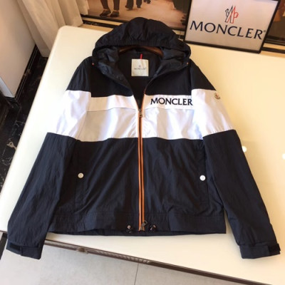 Moncler 2019 Mens Patch Logo Cajual Jacket - 몽클레어 남성 패치 로고 캐쥬얼 자켓 MONJK0053,Size(m - 2xl),블랙