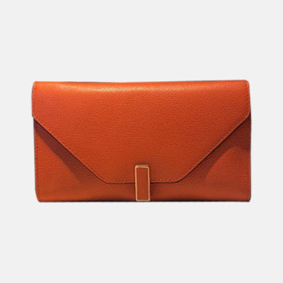 Valextra 2019 Ladies Epsom Leather Wallet - 발렉스트라 2019 여성용 엡송 레더 장지갑 VALB0011,20cm.오렌지