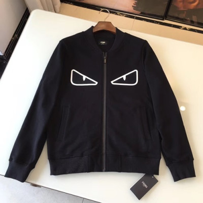Fendi 2019 Mens Printing Cajual Cotton Suit Jacket - 펜디 남성 프린팅 캐쥬얼 코튼 슈트 자켓 FEN0032.Size(M -2XL).블랙