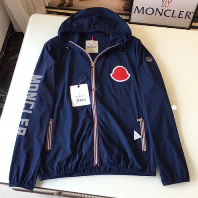 Moncler 2019 Mens Patch Logo Cajual Jacket - 몽클레어 2019 남성 패치 로고 캐쥬얼 자켓 MONJK0061,Size(m - 2xl),네이비