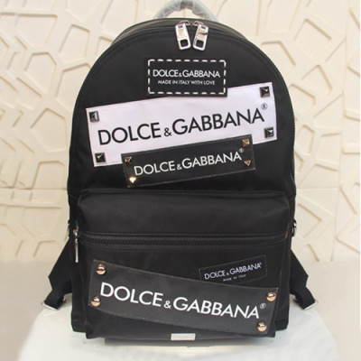 Dolce&Gabbana 2019 Nylon Back Pack ,42CM - 돌체 앤 가바나 2019 나일론 남성용 백팩, DGB0137 ,42cm,블랙