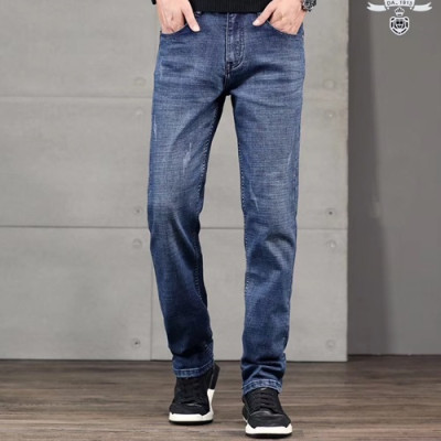 Prada 2019 Mens Logo Slim Fit Denim Pants - 프라다 남성 로고슬림핏 데님 팬츠 PRAPT0019.Size(29-38).블루