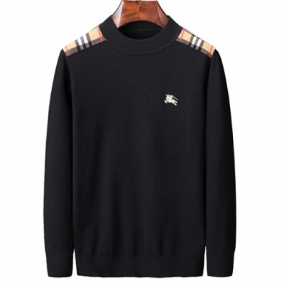 Burberry 2019 Mens Retro Logo Sweater - 버버리 2019 남성 레트로 로고 니트  BURST0244.Size(M - 3XL),블랙