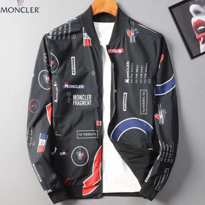 Moncler 2019 Mens Patch Logo Cajual Jacket - 몽클레어 2019 남성 패치 로고 캐쥬얼 자켓 MONJK0097,Size(m - 4xl),블랙