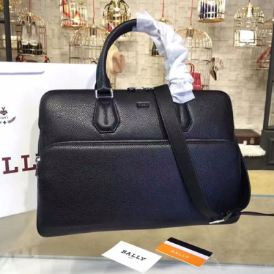 Bally 2019 Leather  Mens Business,40cm  - 발리 2019 레더 남성용 서류가방, BALB0110,40cm,블랙