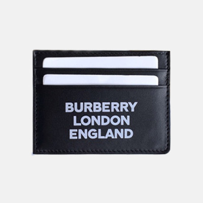 Burberry 2019 Leather Card Purse  - 버버리 남여공용 레더 카드 퍼스 BURW0086.Size(10CM).블랙