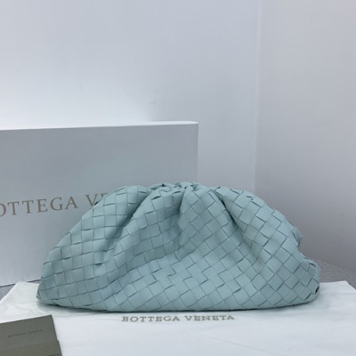 Bottega Veneta 2019 The Pouch Bag,38cm - 보테가 베네타 2019 더 파우치 백, 576227A,BVB0372, 38cm,스카이블루