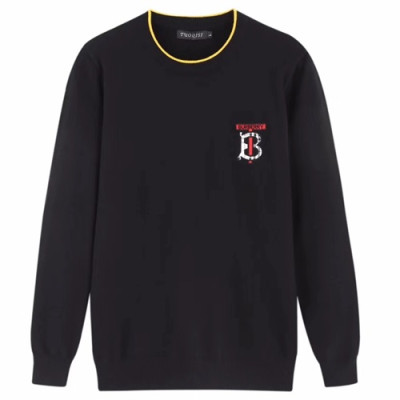 Burberry 2019 Mens Retro Logo Sweater - 버버리 2019 남성 레트로 로고 니트  BURST0254.Size(L - 4XL),블랙/네이비/그레이