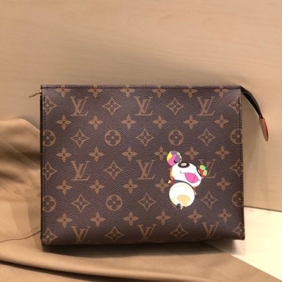 Louis Vuitton 2019 Monogram Clutch Bag,26cm - 루이비통 2019 모노그램 남여공용 클러치백 M47542,LOUB1663,26cm,브라운