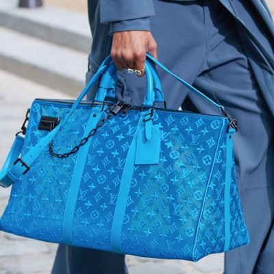 Louis Vuitton 2019 Keepall Bandouliere  Bag,50cm - 루이비통 2019 키폴 반둘리에 남여공용 여행가방 M53972,LOUB1667,50cm,블루