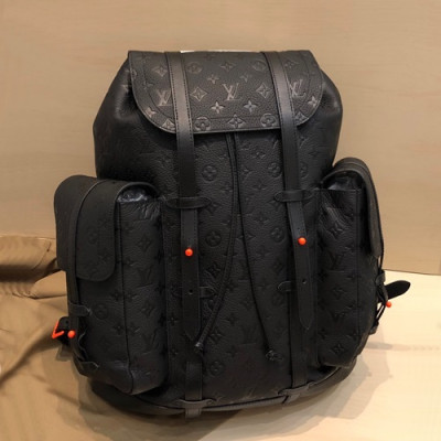 Louis Vuitton 2019 Monogram Christopher Back Pack,49cm - 루이비통 2019 모노그램 남성용 크리스토퍼 백팩,M53286,LOUB1671 ,49cm,블랙