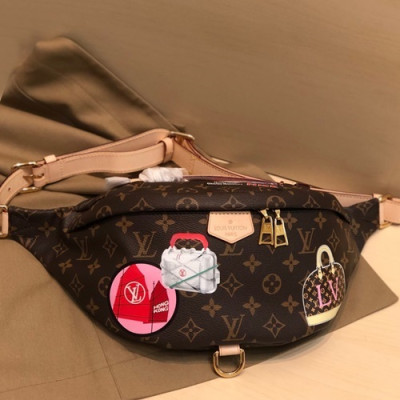 Louis Vuitton 2019 Monogram Hip Sack Bum Bag,37cm - 루이비통 2019 모노그램 남여공용 힙색 범백M43644,LOUB1677, 37cm ,브라운